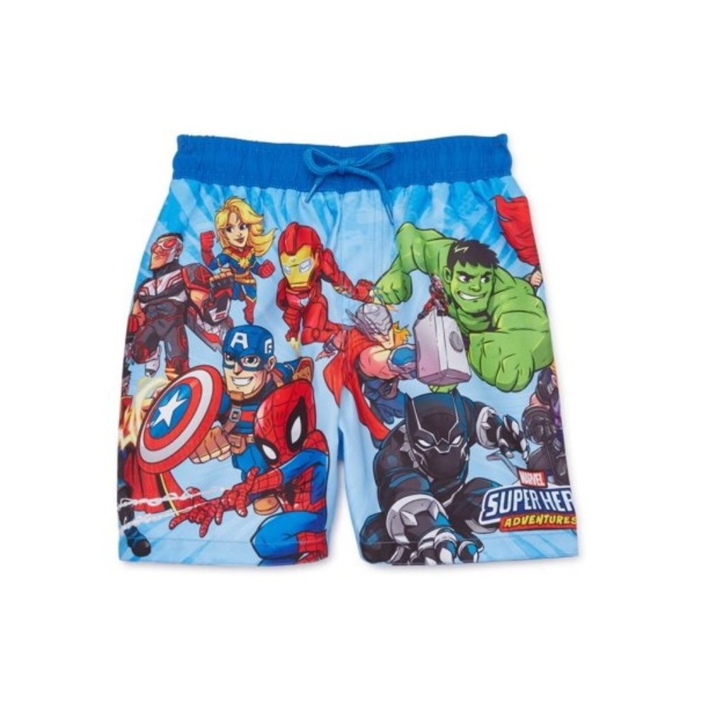 Marvel Avengers Baby Boys Swim Trunks NWT Size 12 Months
